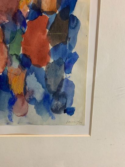 null Daniel VASSART (1935)

Bleu rouge jaune.

Aquarelle et pastel sur papier.

Signée...