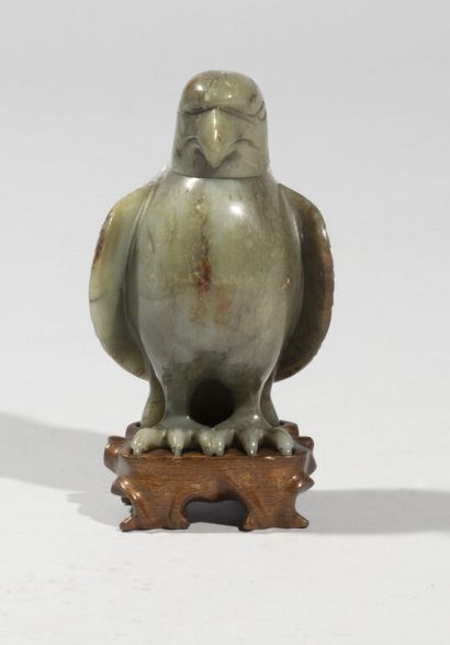 CHINA.

Small covered vase in the form of...