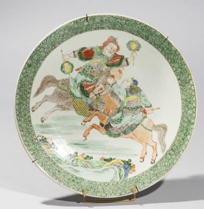 CHINA.

Large circular porcelain dish, with...