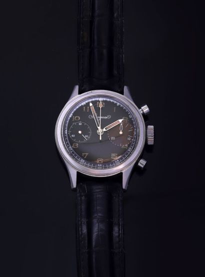 null 
BREGUET. Type 20. First series, circa 1955. N°1569.




Steel BRACELET-WATCH...