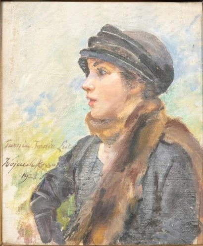 Wojciech KOSSAK (Paris 1856 - Cracovie 1942).

Portrait...