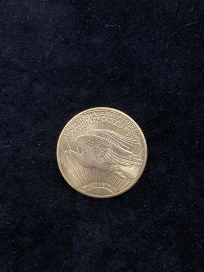 null [États-Unis]. 1 pièce 20 DOLLARS Saint Gaudens - Double Eagle en or (900 millièmes),...