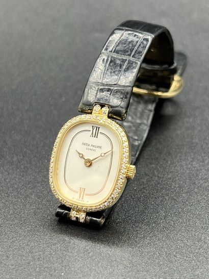 PATEK-PHILIPPE. Ladies' wristwatch in yellow...
