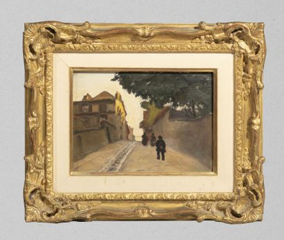 null Anatole HILLAIRET (1880-1928).

Old Montmartre, the street of Mont-Cenis, 1911;...
