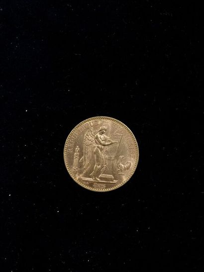 null [France]. 1 piece 100 FRANCS Genie in gold (900 thousandths), A, 1903.

Weight...