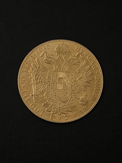  [Autriche]. 4 ducats en or 986 millièmes, François Joseph Ier, 1915 
Poids : 13,99...