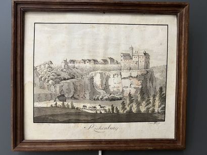 null D'après Joann VENUTO. 

Château de Richenburg.

Aquatinte par Antonin Pucherna....