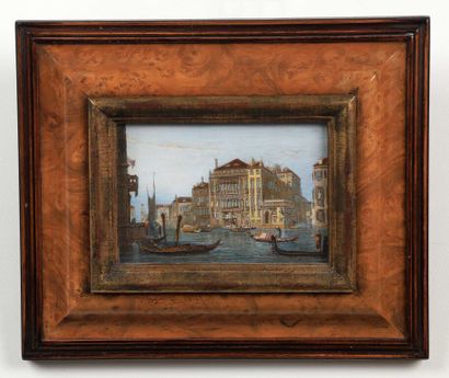 null D'après Samuel Prout (1783-1852)

Deux vues de Venise faisant pendant :

Les...
