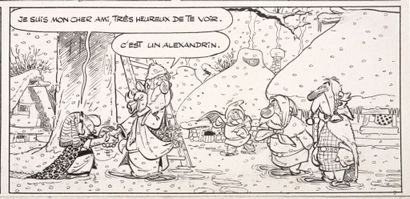  ALBERT UDERZO (1927-2020). 
Asterix - 6th album. 
Asterix and Cleopatra. 
Original...