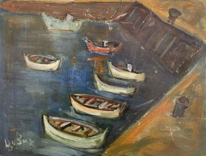 Roland DUBUC (1924-1998)

Barques dans un...