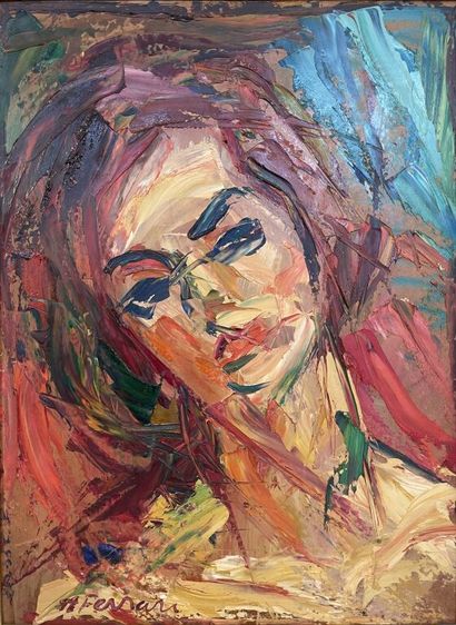 null Antoine FERRARI (1910-1995)

Portrait de femme.

Huile sur toile.

Signée en...