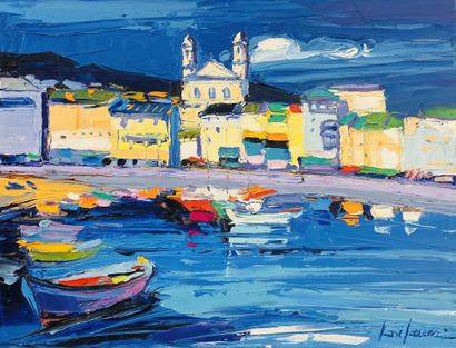 null José LORENZI (1952)

Le vieux-port de Bastia.

Huile sur toile.

Signée en bas...