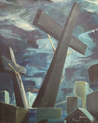 null Bernard FILIPPI (1950)

Crucifixions.

Huile sur panneau de bois.

Signée en...