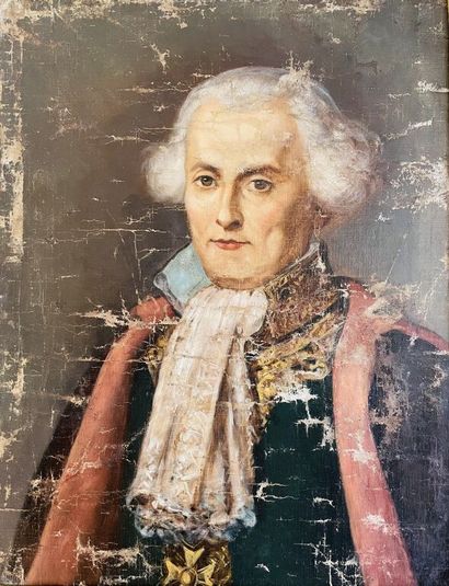 null École française du XIXe siècle

Portrait d'homme.

Huile sur toile, non signée.

61...