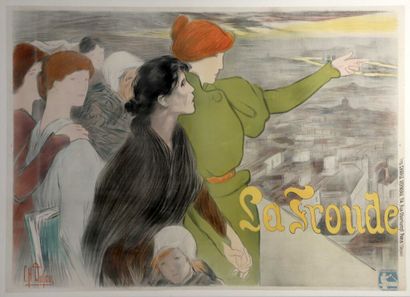 null Clémentine Hélène DUFAU (1869-1937).

La Fronde, [1898].

Lithograph in colors,...