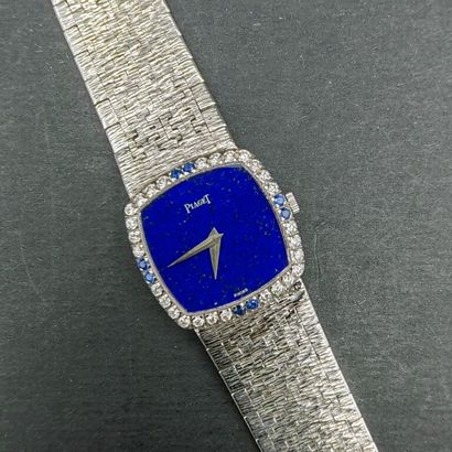 null PIAGET. Circa 1960.

Ladies' white gold 750 mm BRACELET WATCH, television dial...