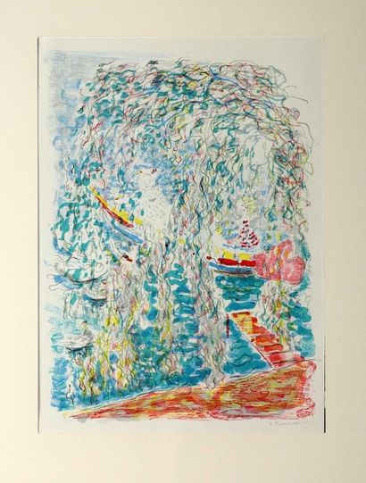 null Constantin TERICHKOVITCH (1902-1978).

Summer in Montreux.

Lithograph.

Signed...