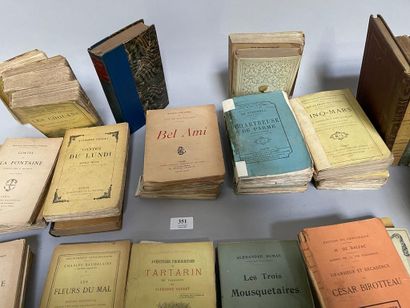 null A set of bound books from the 18th and 19th c:BALZAC petite misère de la vie...