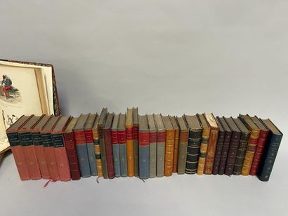 A set of bound books from the 18th and 19th...
