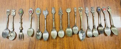 [BELGIUM]

Set of 15 collectible spoons in...