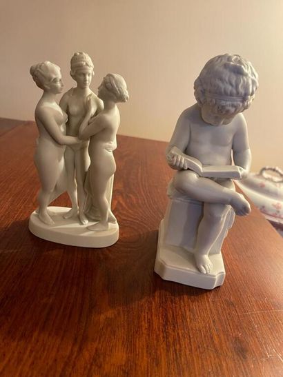 null The three graces [And] Putto to the reading

Two subjects in cookie.

H. 16...