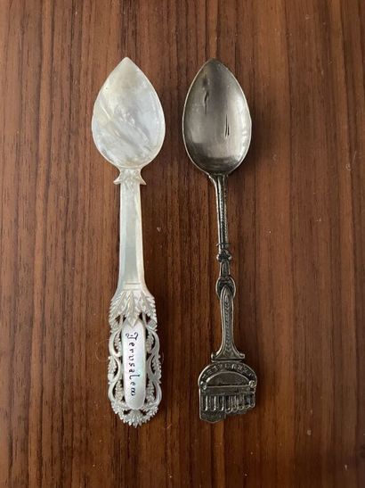 [JERUSALEM]

Two spoons of collection, one...