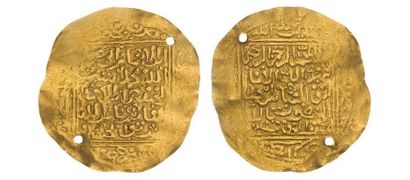  MERINIDES. ABU AMIR ABDALLAH (796 -799 H / 1396-1398). Dinar anonyme (4,47 g.) s.d....