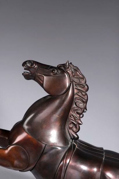 null Miguel BERROCAL (1933-2006).
Caballo Casinaide.
Bronze.
Signé et numéroté :...