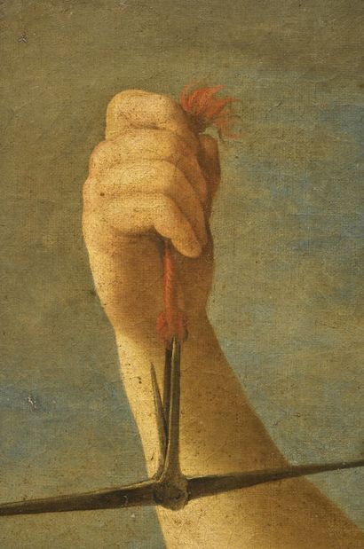 null Giovanni Francesco ROMANELLI (Viterbe 1610 - 1662).
Allégorie de la Justice.
Toile...
