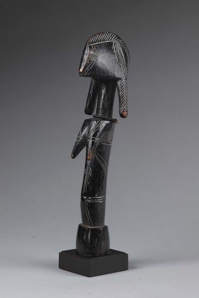 Female doll of stylized workmanship covered...