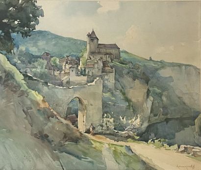 Nicolas MARKOVITCH (1894-1964).
vue du village...