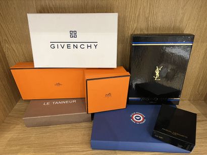 null Set of boxes Hermès, Le Tanneur, Givenchy, Le slip français, Yves Saint Lau...