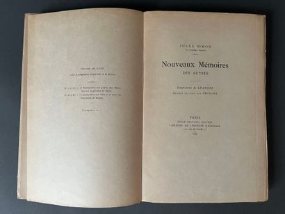 null JOUAS. HUYSMANS (J.-K.). Croquis parisiens. Paris, Crès, 1928. In-12, broché...