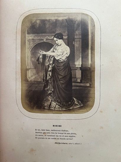 null JANIN (Jules). Rachel et la tragédie. Paris, Amyot, 1859. In-8, [2] f., 528...