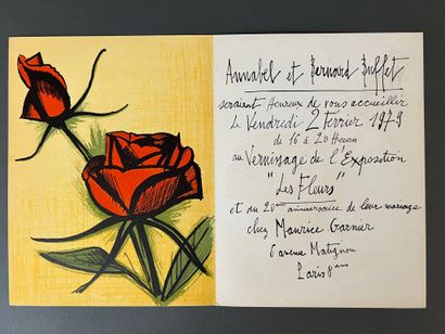 null [Bernard Buffet]. Set of 3 exhibition catalogs at the Galerie Maurice Garnier:
-...