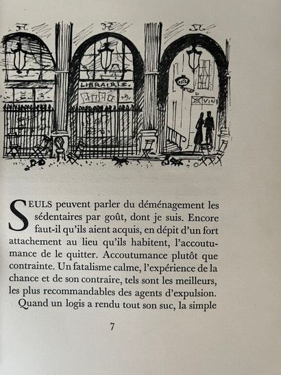 null DIGNIMONT. COLETTE. Trois-six-neuf. Paris, Corrêa, 1945. Petit in-4 demi-veau...