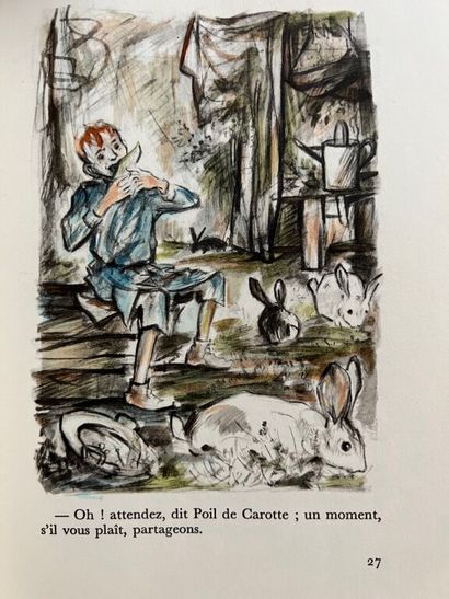 null RENARD (Jules). OEuvres illustrées. Paris, La Belle édition, Gallimard, 1921....