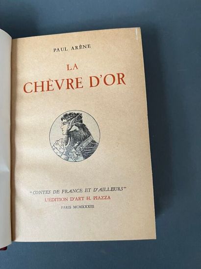 null ARÈNE (Paul). Ensemble de 2 ouvrages.
- Poésies. Paris, A. Lemerre, 1900. In-12,...
