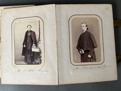 null [Germany] [Austria] [Belgium] [Netherlands]. Photo album in-12, cold-stamped...