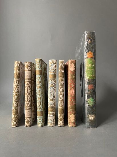 null [Romantic hardcovers]. Set of 6 books (a little faded; foxing):
- MULLER (René)....