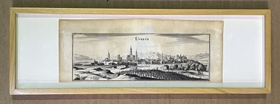 [Eure]. Set of 4 engravings or lithographs...