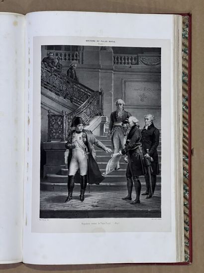 null [Palais Royal]. Histoire lithographiée. Palais-Royal. Paris, M.J. Vatout, premier...