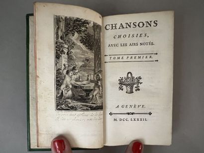 null [Chansons]. [SAUTREAU DE MARSY (Claude-Sixte)]. Le petit chansonnier françois,...