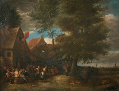 École flamande vers 1680, suiveur de David...