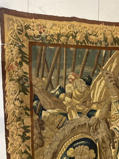 null FLANDERS. 
Tapestry. 
History of Alexander. 
302 x 230 cm. 
(Many wears, holes,...