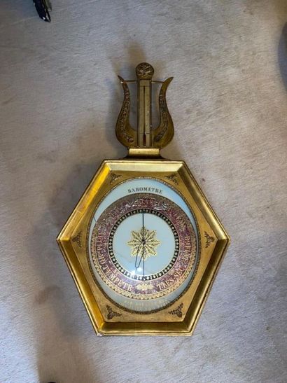 Barometer-thermometer by Boullet, rue des...