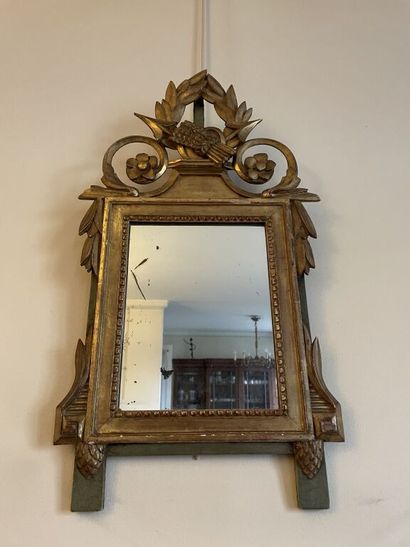 Part of a Louis XVI style rectangular mirror...