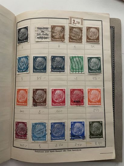 null Set of stamps including France, Moncaco, Colonies, Germany, Europe ... and mail...