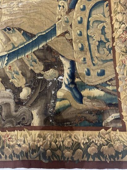 null FLANDERS. 
Tapestry. 
History of Alexander. 
302 x 230 cm. 
(Many wears, holes,...