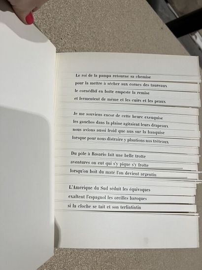 null QUENEAU (Raymond). One hundred thousand billion poems. Paris, Gallimard, NRF,...